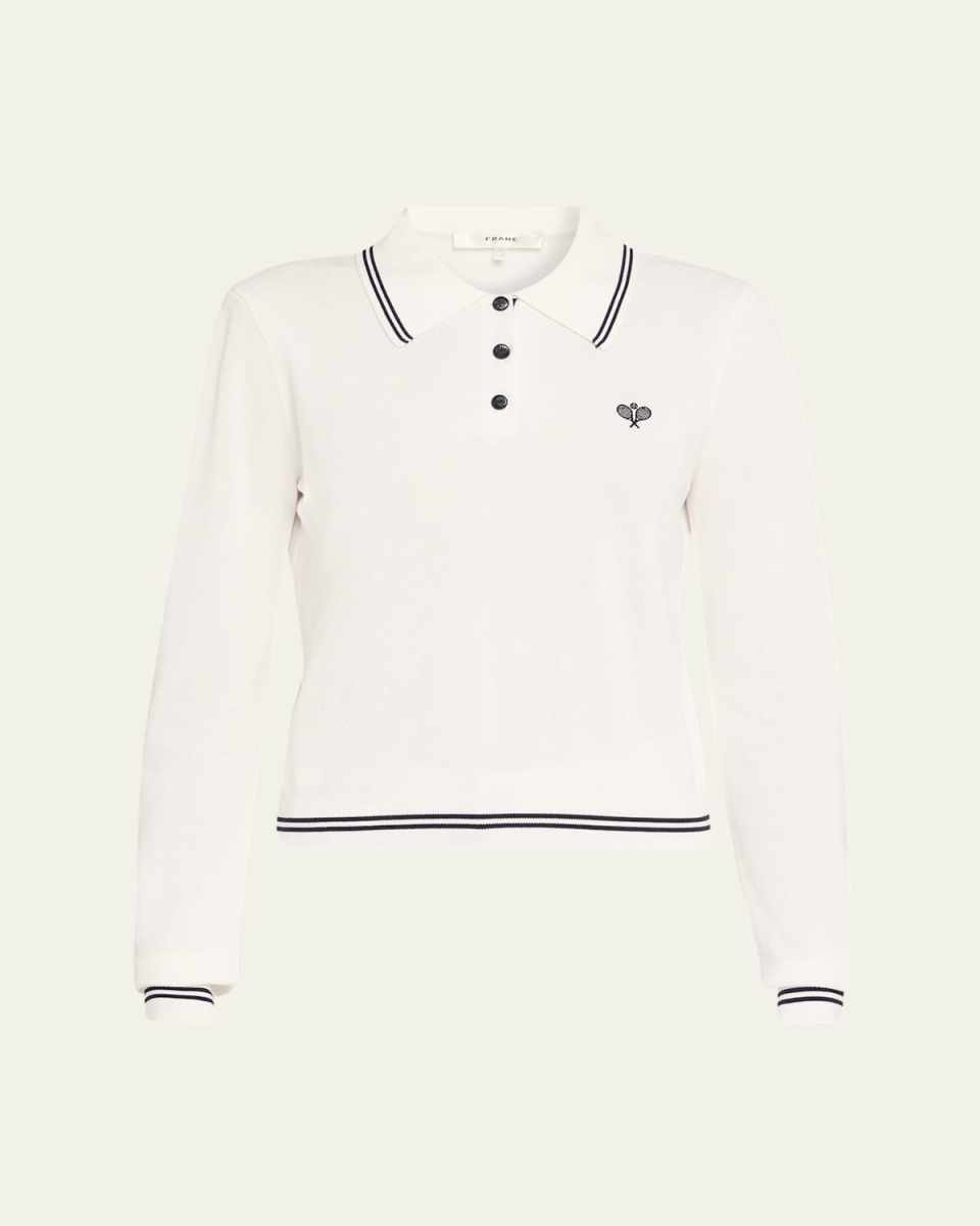The Long-Sleeve Tennis Polo